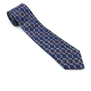 Givenchy Paris Monsieur Blue Geometric Men Tie